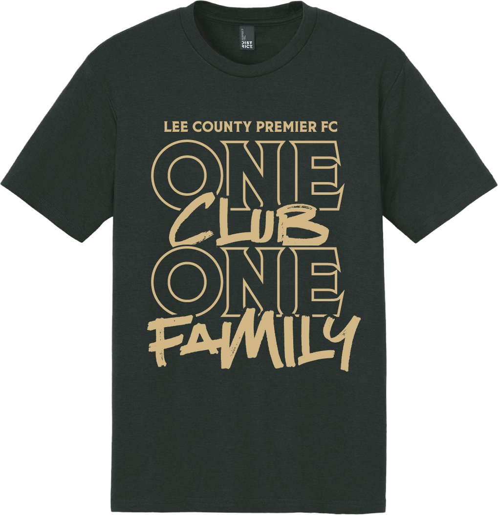 Lee County Premier One Club One Family Tri-Blend Tee