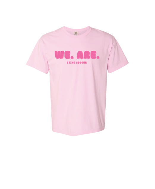 StingSting Soccer | We Are. Pink CC Tee | Blossom