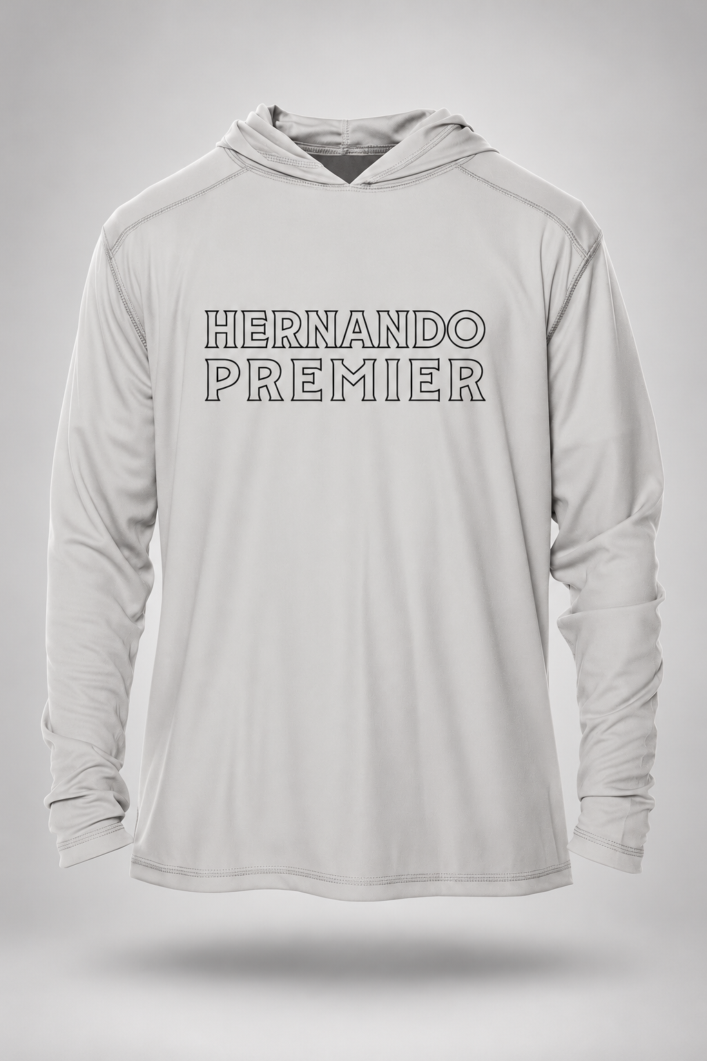 Hernando Premier| Youth Vapor LS – Gray, front view