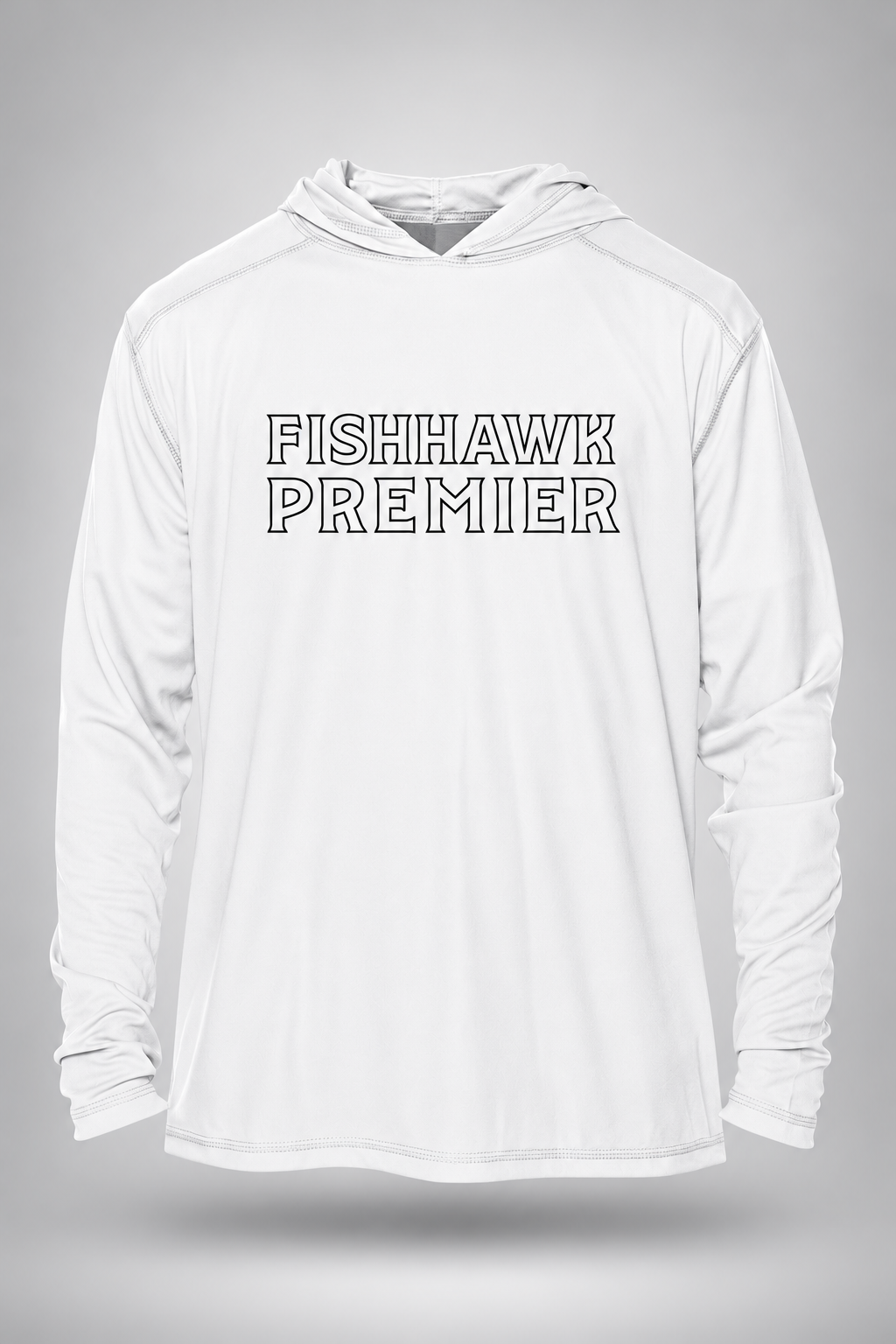 Fishhawk Premier | Men's Vapor LS – White, front view