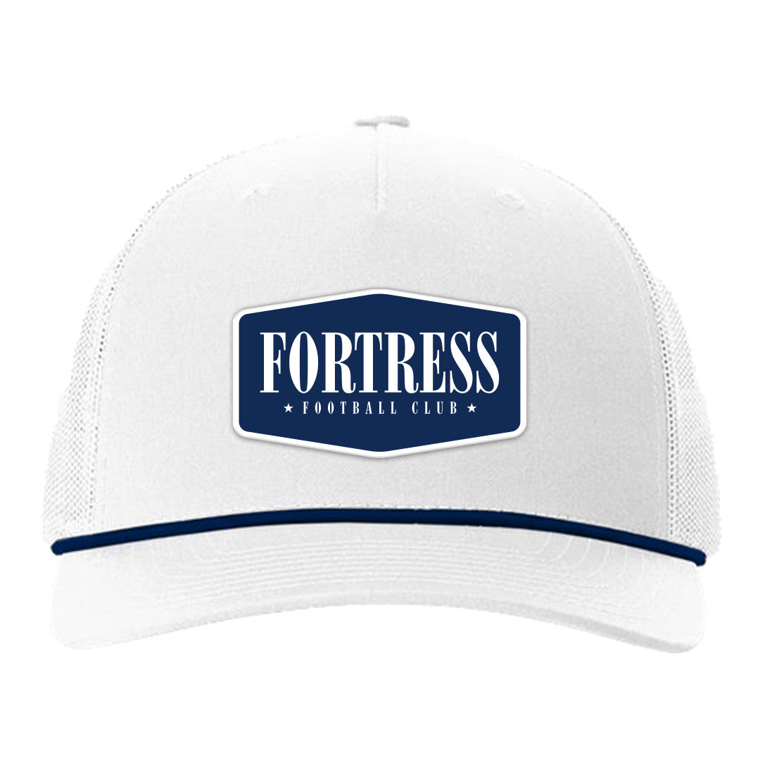 Fortress Patch Rope Trucker Hat