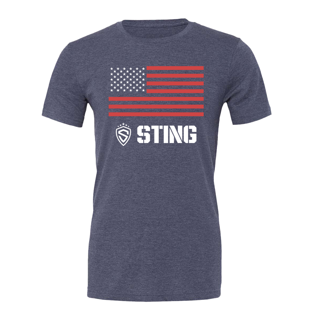 Sting 4th of July Flag Tee