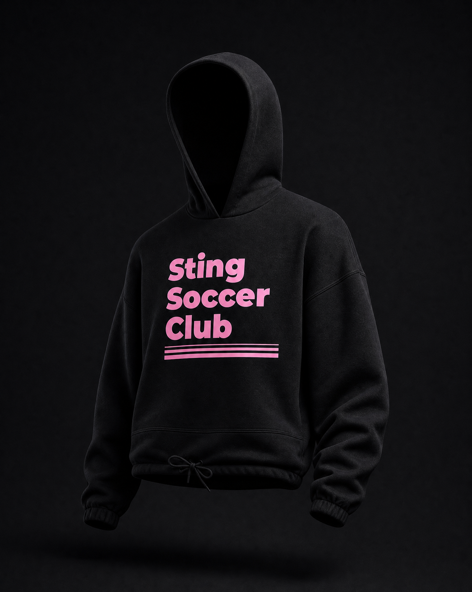 Sting Retro Collection| Ladies' Cropped Performance Hoodie