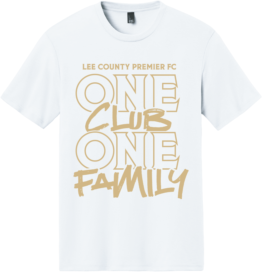 Lee County Premier One Club One Family Tri-Blend Tee