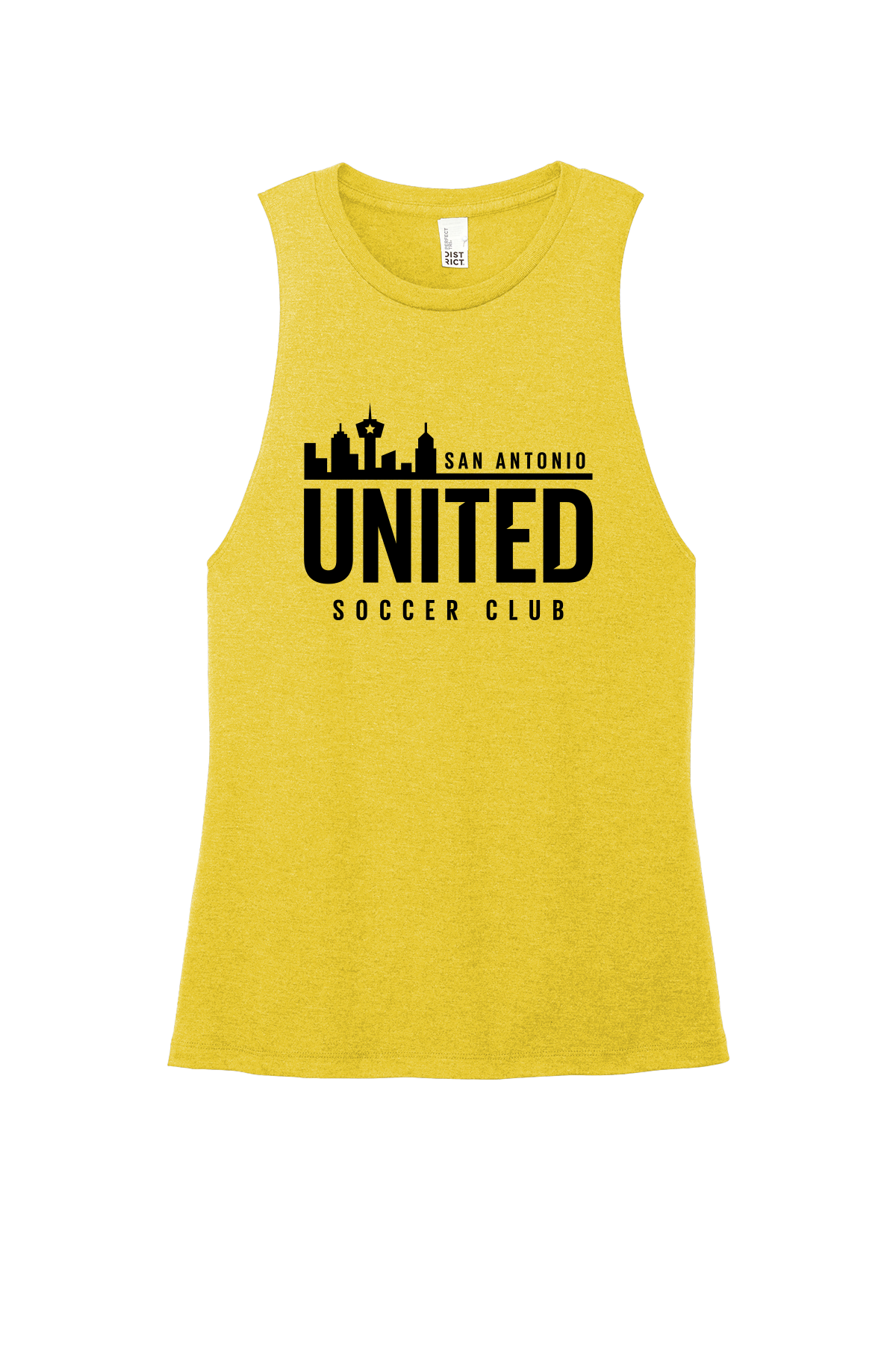 SA United 25 Muscle Tank - Yellow