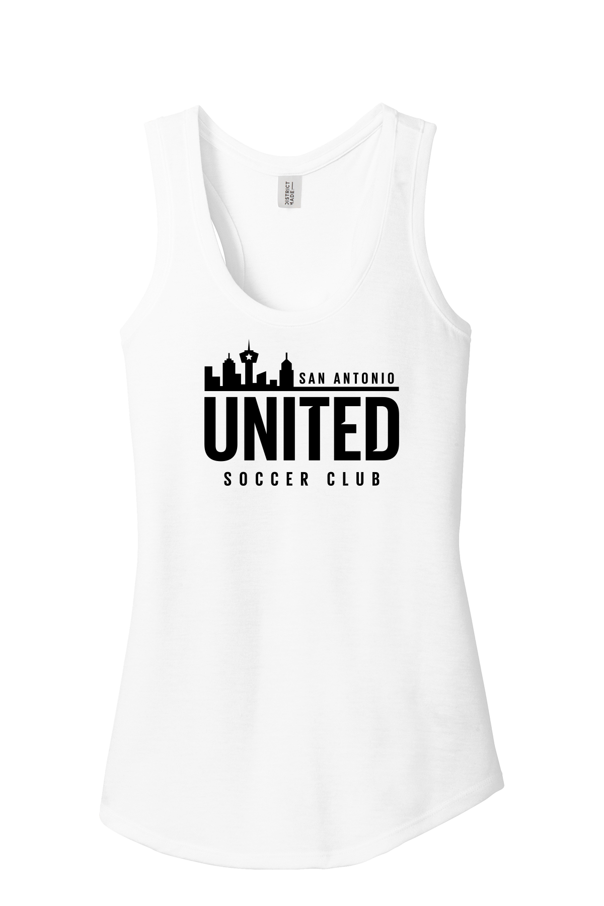SA United 25 Racerback Tank - White