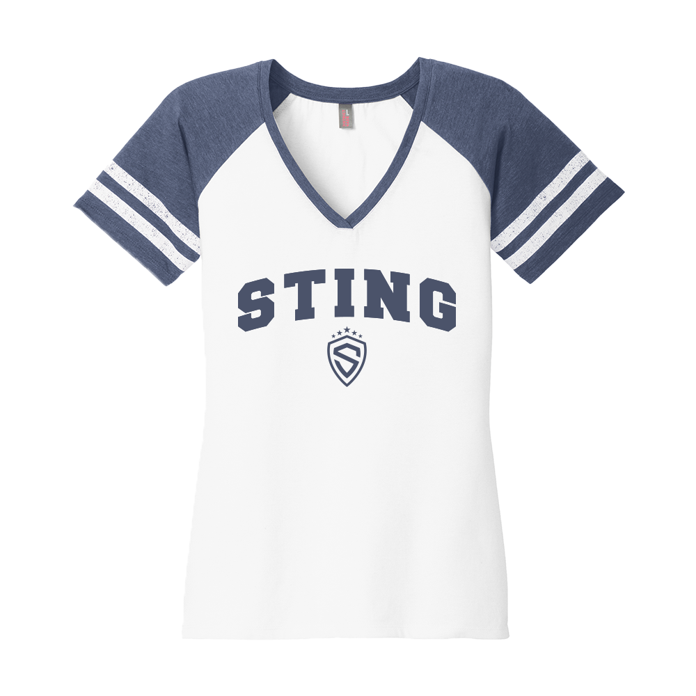 Sting Collegiate District ï¿½ï¿½ Womenï¿½ï¿½ï¿½s Game V-Neck Tee