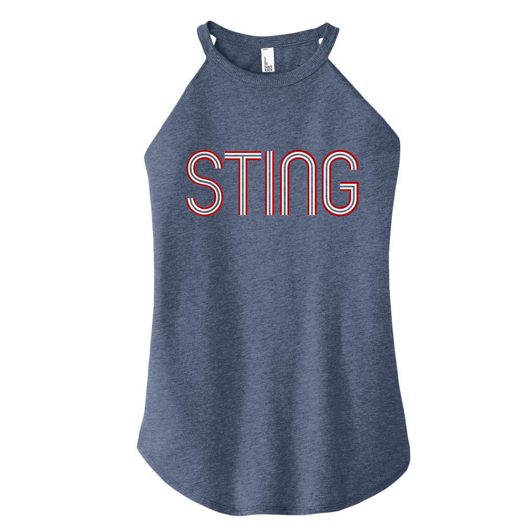 Sting 4th of July Stripes Rocker Tank