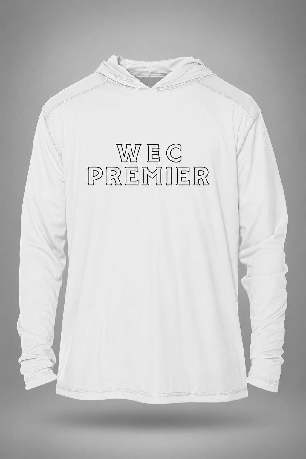 WEC Premier | Men's Vapor LS – White, front view