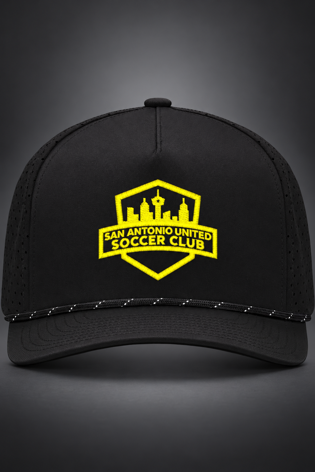 SAU Core | Weekender Snapback Cap – Black, front view