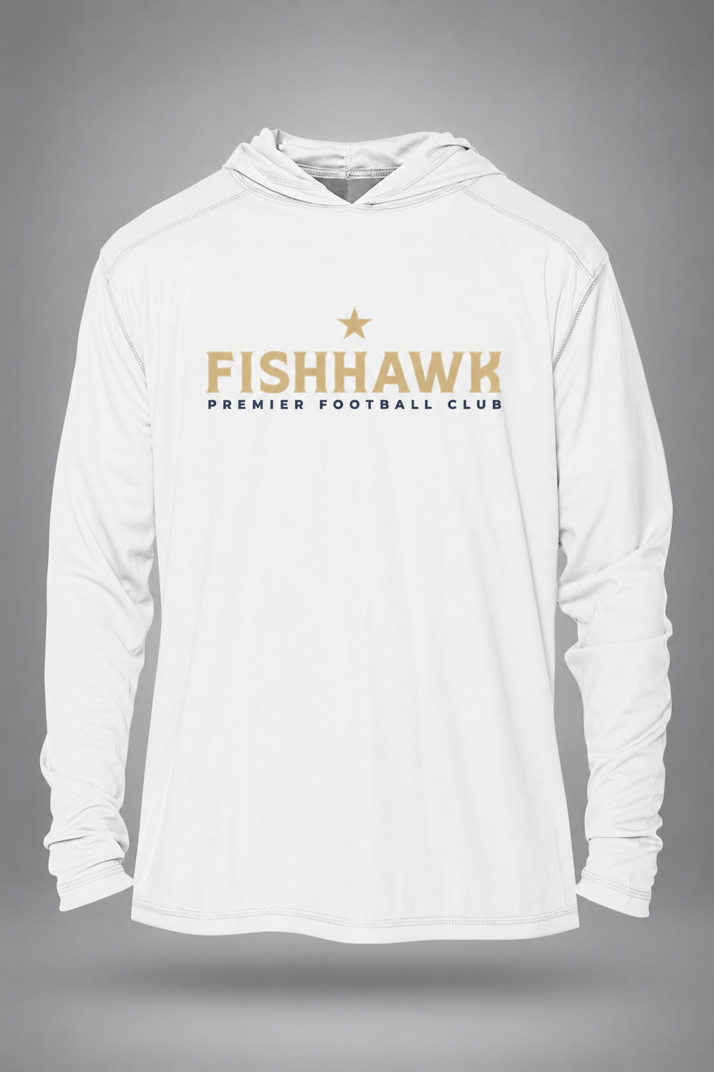 Fishhawk Premier| Men's Vapor LS – White, front view