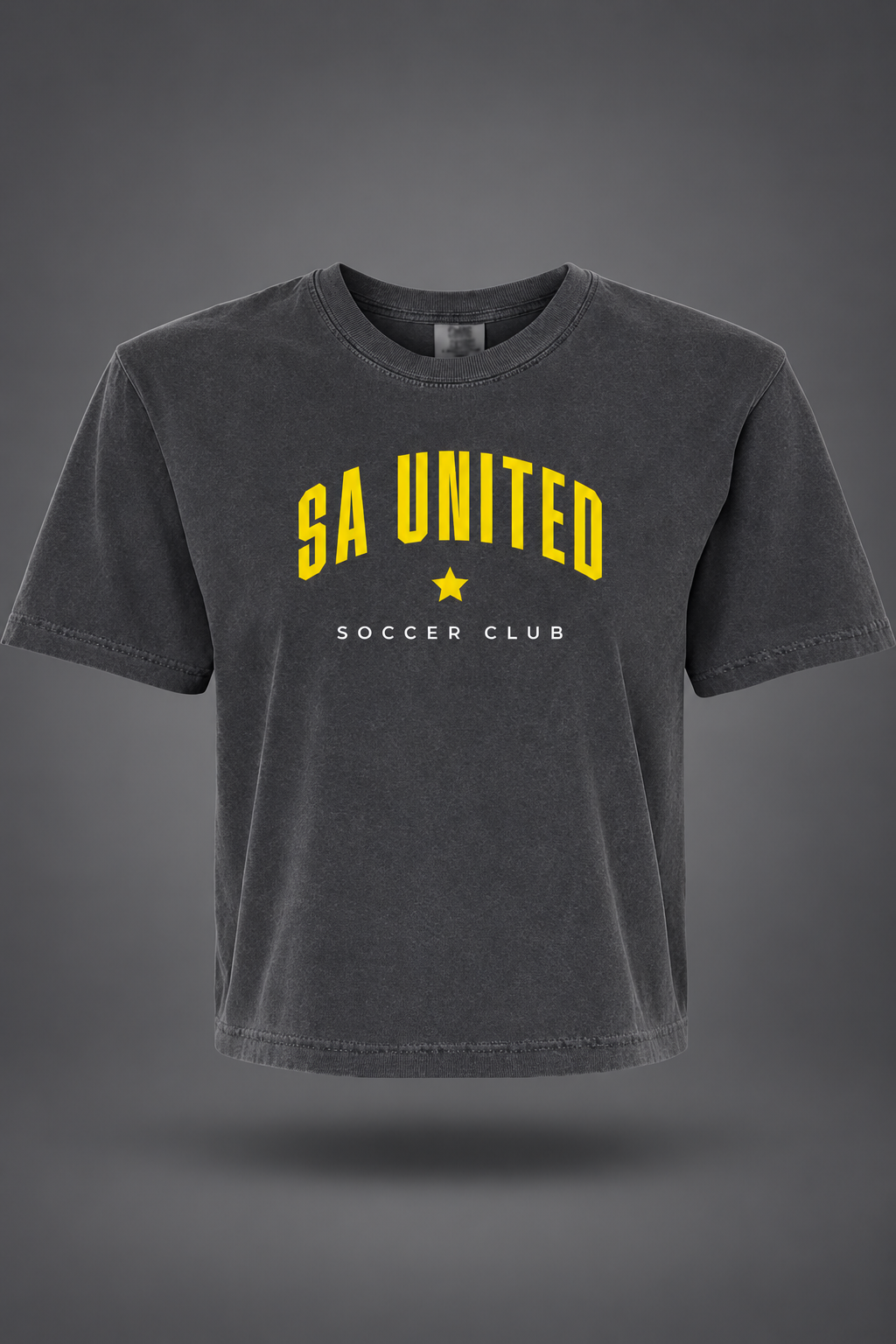 SAU Core | Women's Cropped CC Tee – front view