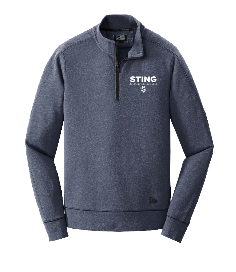 Sting 20 New Era Tri-Blend Fleece 1/4-Zip Pullover